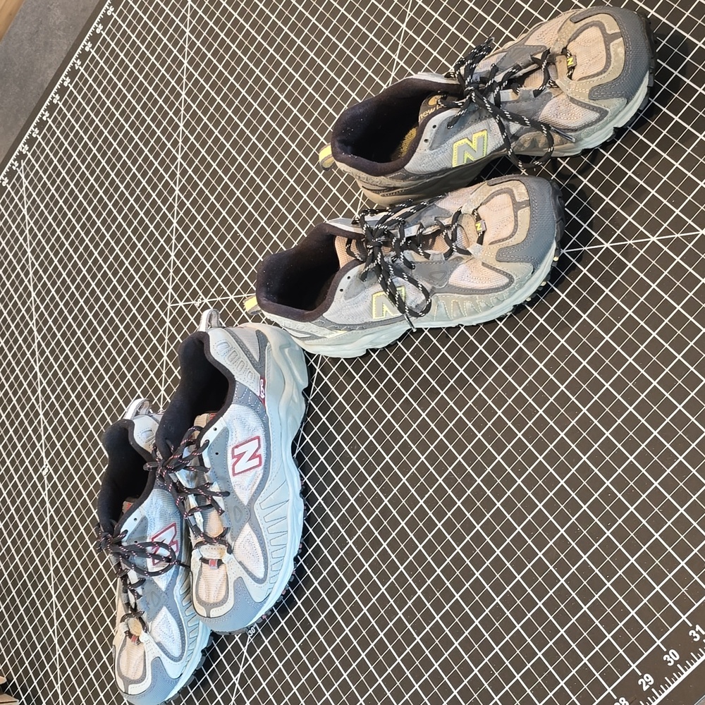 (2 Pair) 8 1/2 - 8.5 New Balance Womens Hiking Shoes - CW470GR & CW470YG